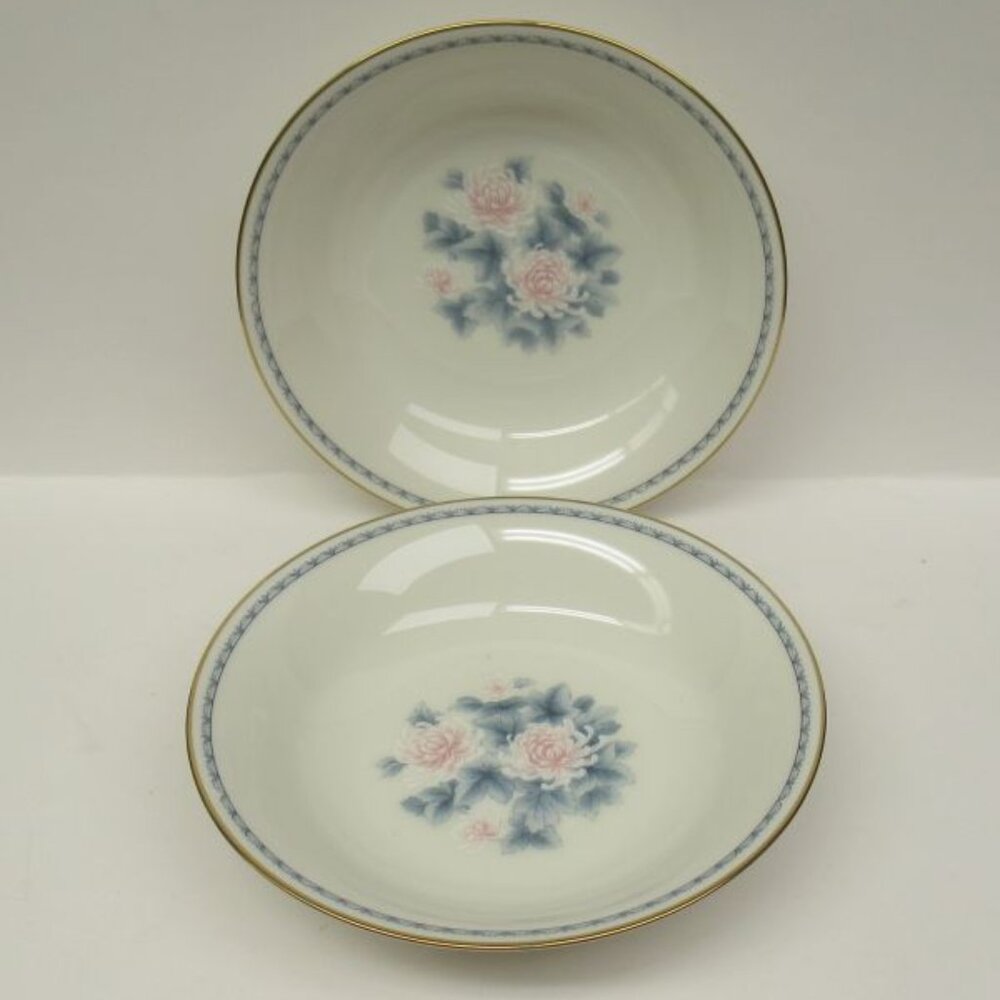 2 - Noritake China Japan NIGHTSONG NIGHT SONG 7 5/8 Inch Diameter Soup Bowls